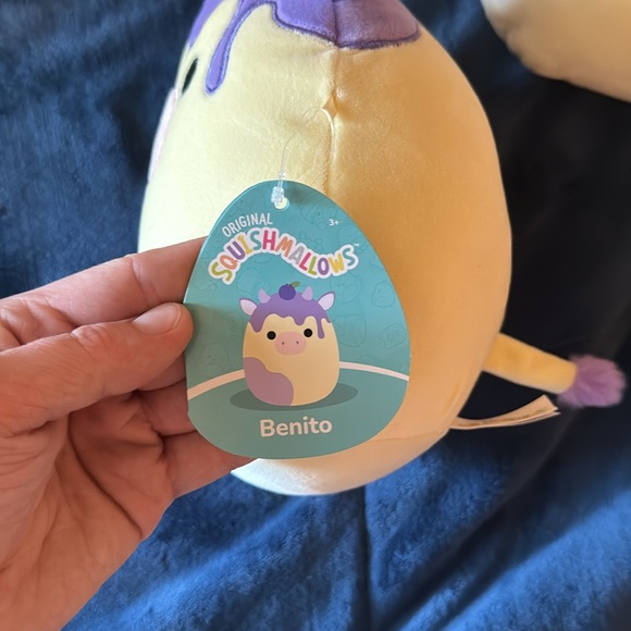 Benito the blueberry cow squishmallow NWT - Picture 3 of 3